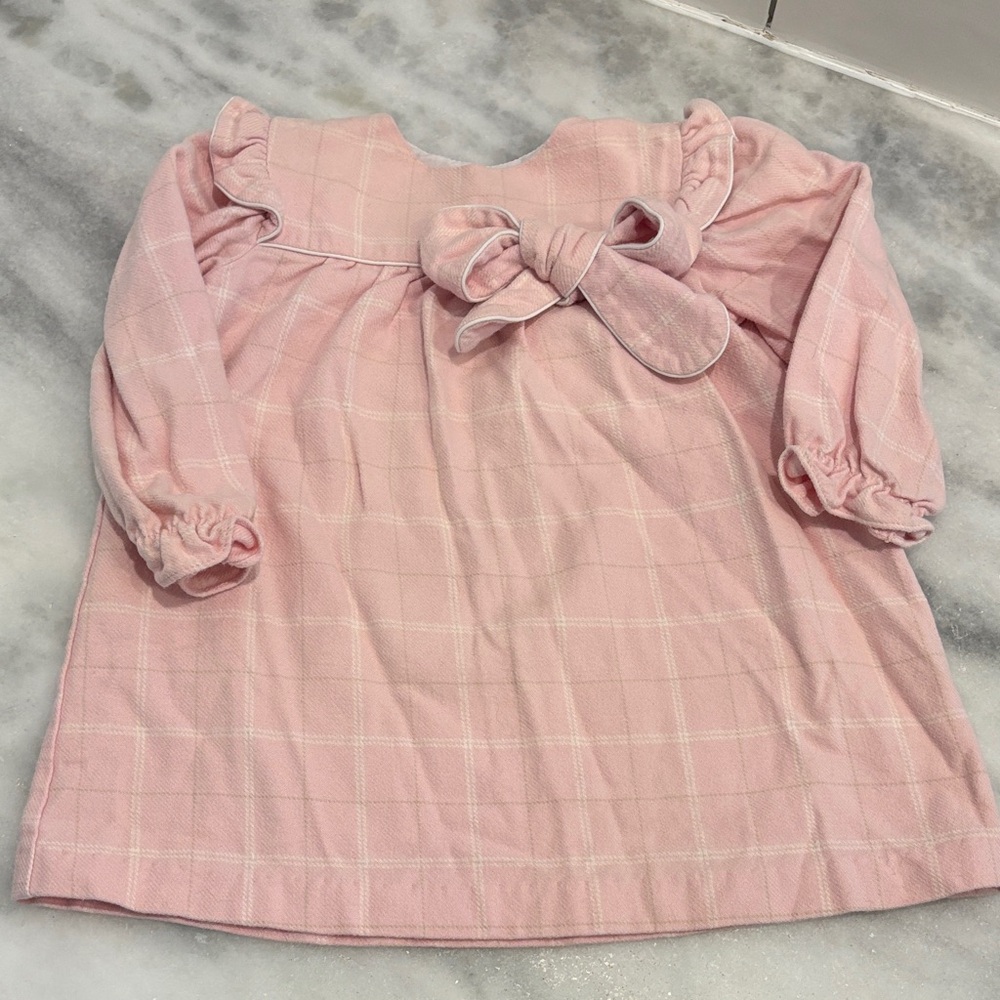 bella bliss Pink Plaid Kids Dress size 2